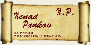 Nenad Pankov vizit kartica